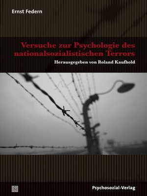cover image of Versuche zur Psychologie des nationalsozialistischen Terrors